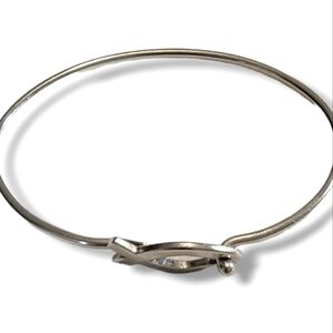 JAMES AVERY RETIRED ICHTHUS FISH BANGLE STERLING SILVER BRACELET